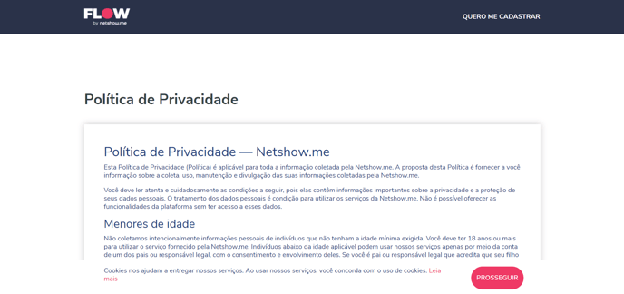 politica de privacidade